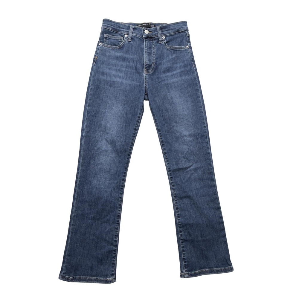 Veronica Beard Carly Kick Flare Jeans Womens 28x25.5 Blue High Rise Stretch